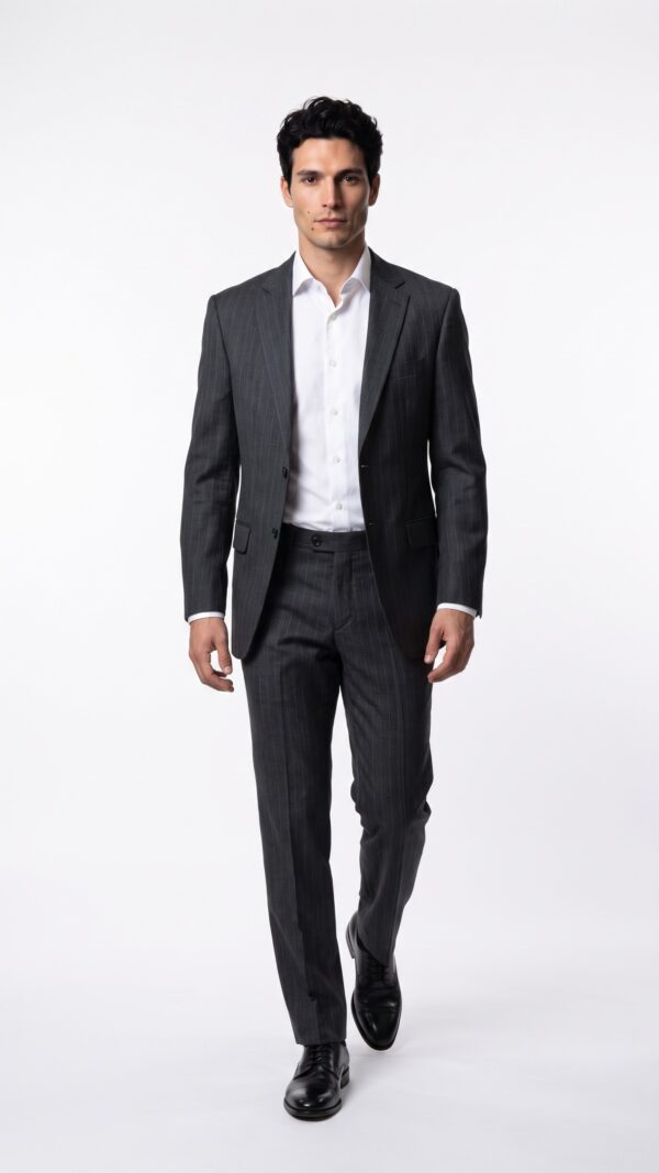 Barrington Grey Pinstripe Suit - 1