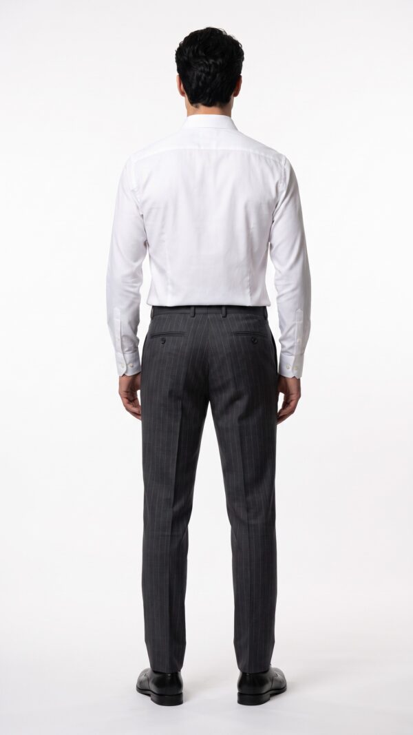 Grey Pin Striped Men’s Suit (2) - 3