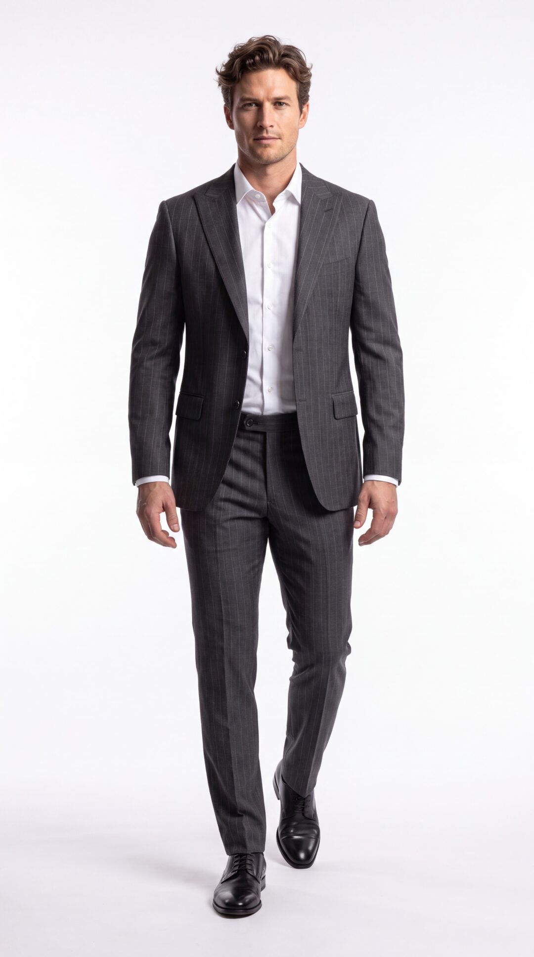 Ashbury Grey Pinstripe Suit