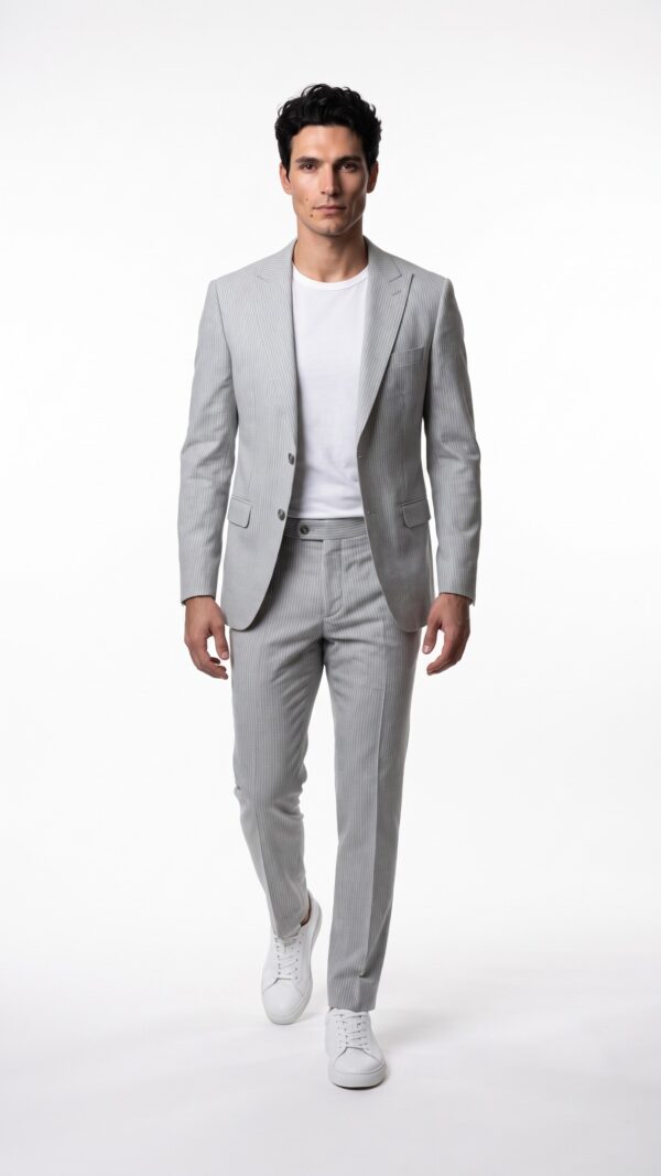 Kensington Grey Pinstripe Suit - 1