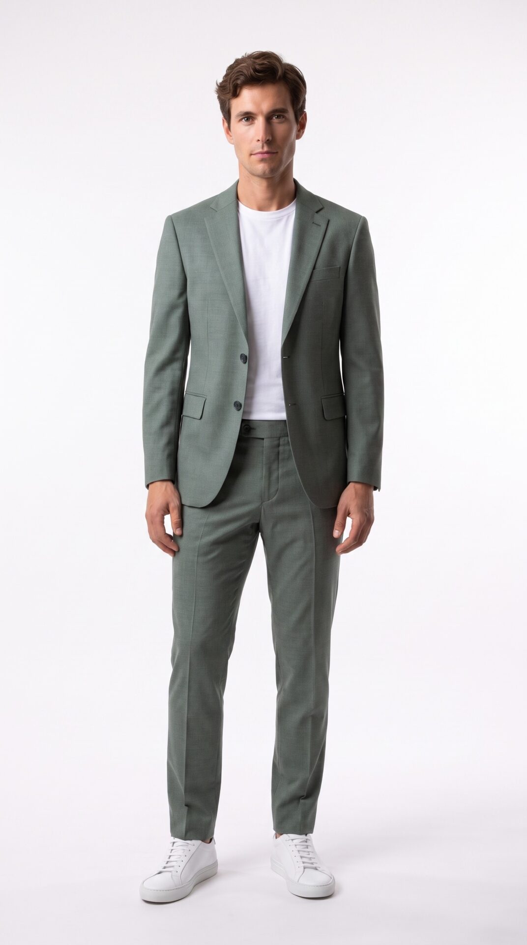Men’s Green Suit – 2 pieces – Tailored Fit – Notch Lapel (2) - 7