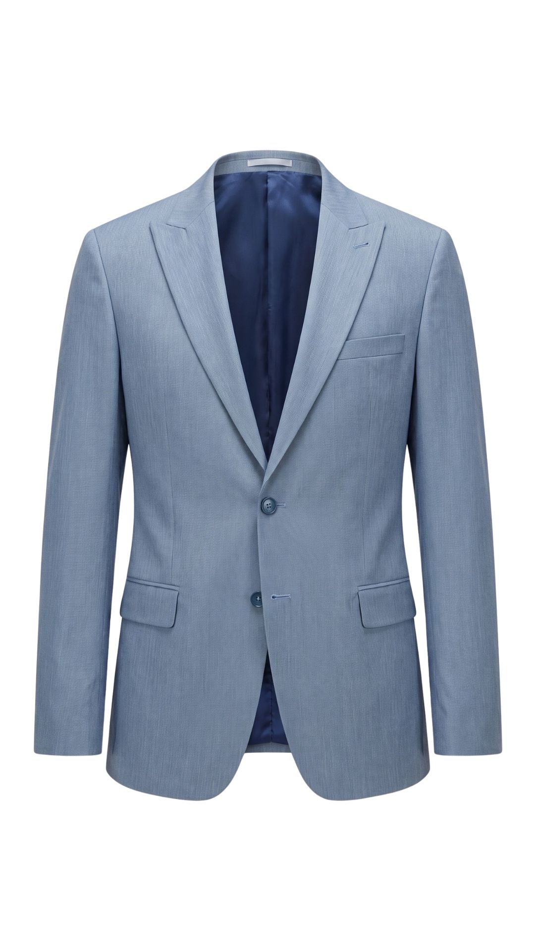 Men’s Light Blue Suit – 2 pieces Peak Lapel - 10