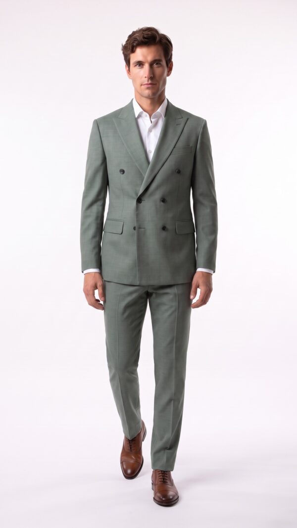 Westbrook Green Double Breasted Suit - 1