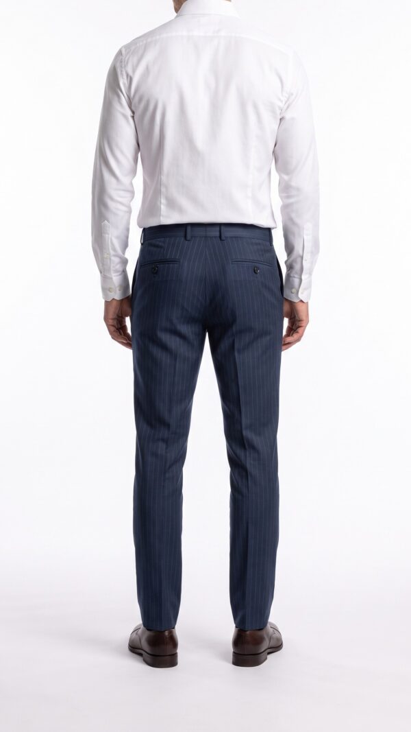 Pin striped blue suit trousers for men (2) – Copy - 5