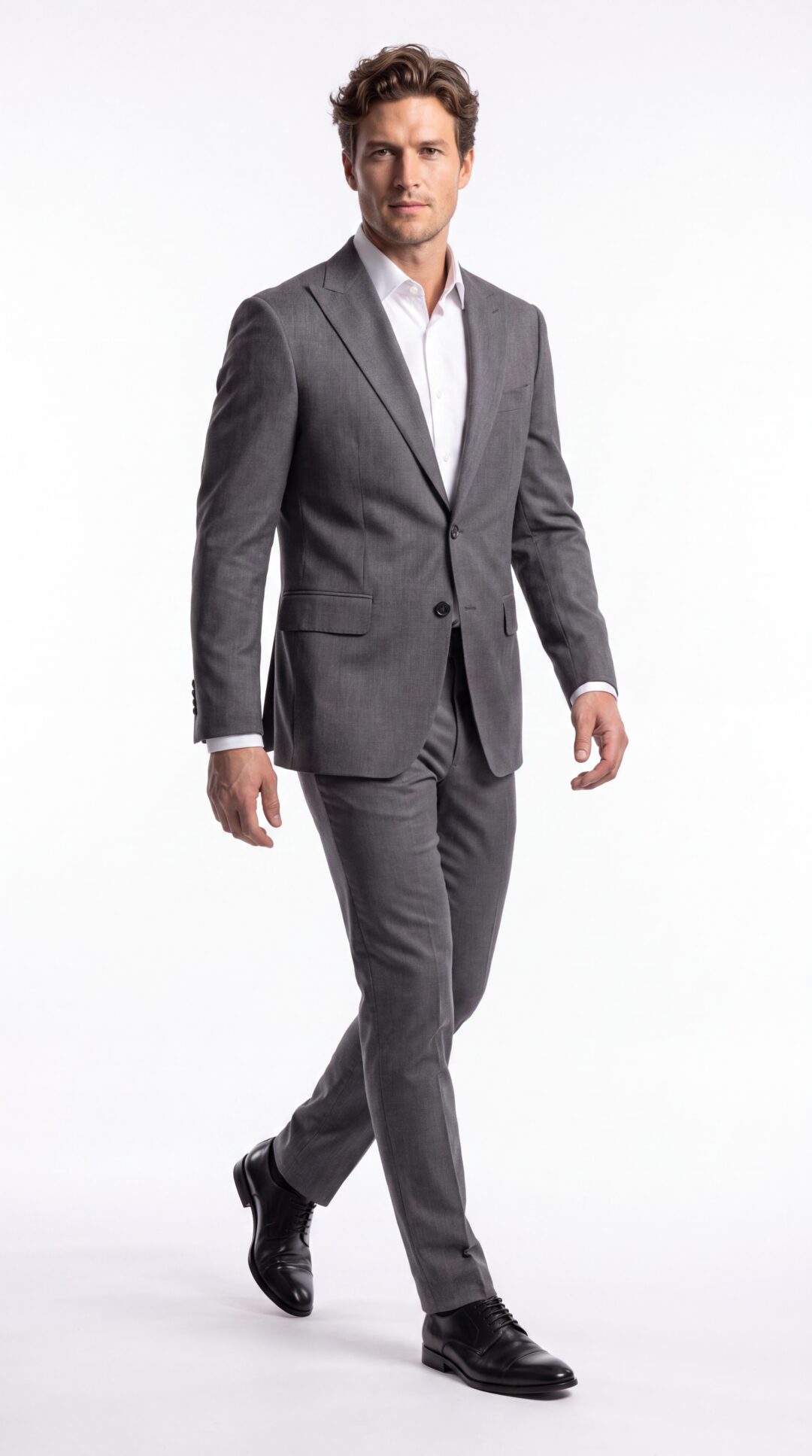 Prescott Grey Plain Suit