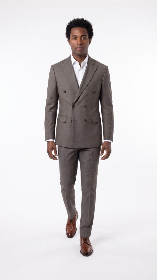 Venezia Double Breasted Brow Suit - 1
