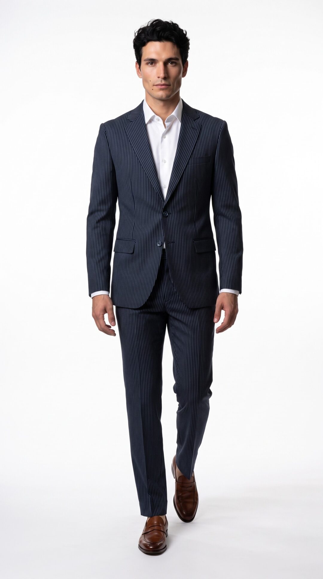 Lexington Pinstripe Navy Blue Suit