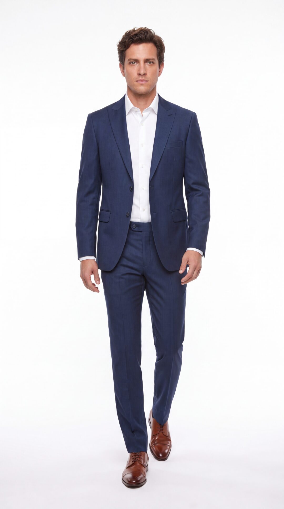 Berkshire Navy Blue Pinstripe Suit