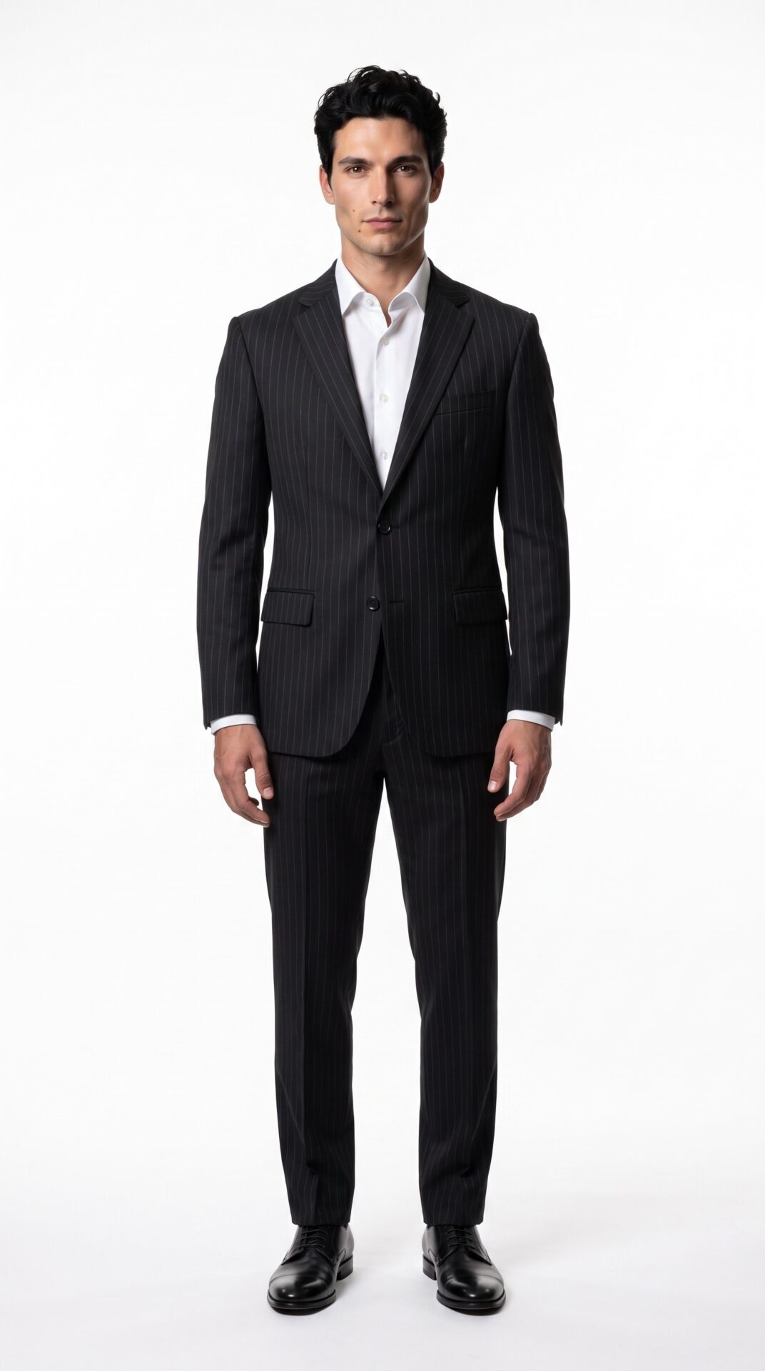 pin striped black suit for men – Varrison (1) - 5