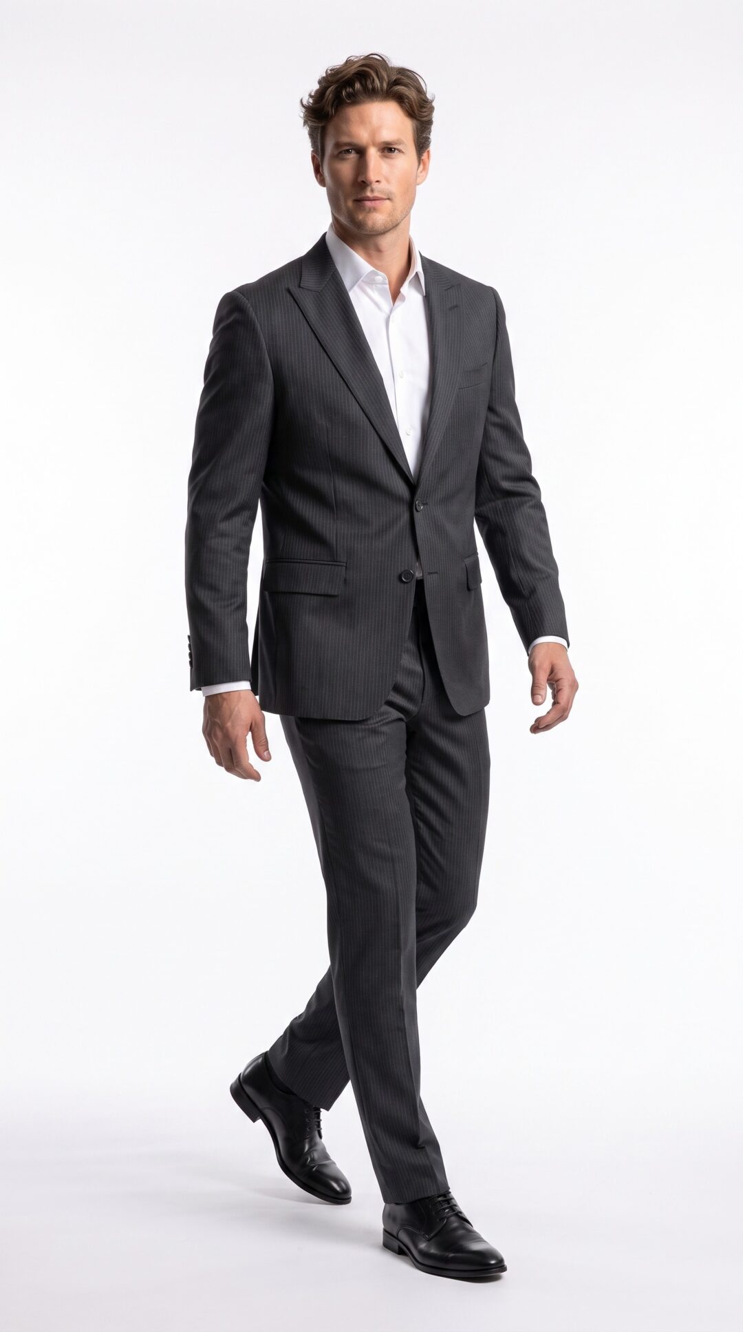 Tribeca Black Pinstripe Suit