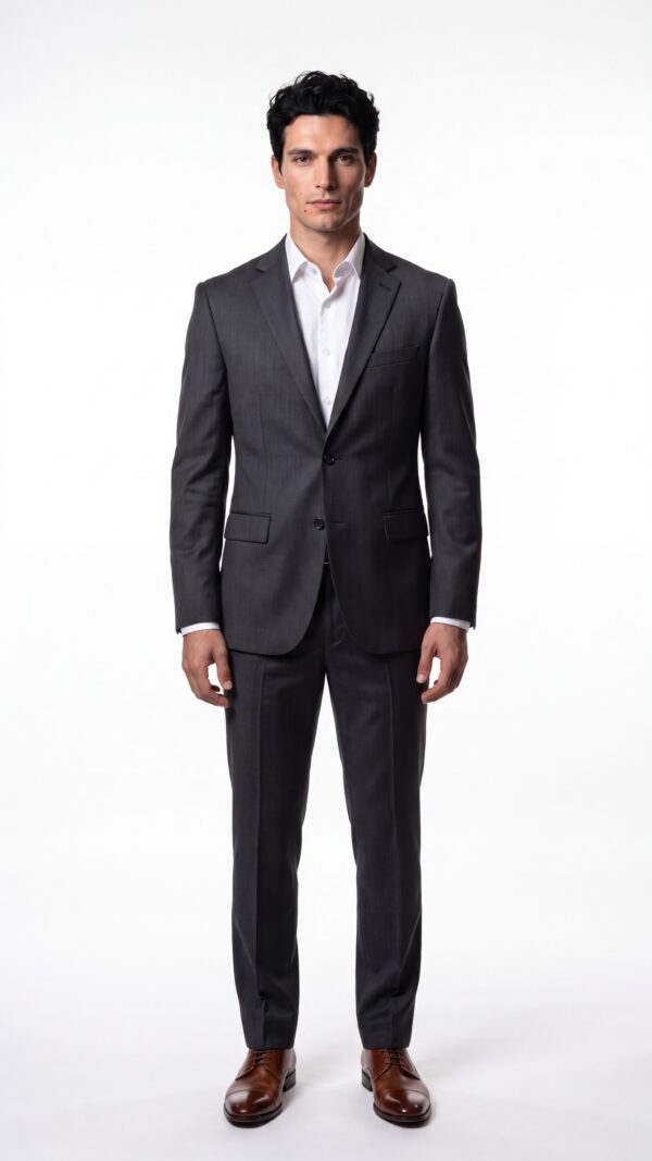 varrison pin striped black suit for men (1) - 0