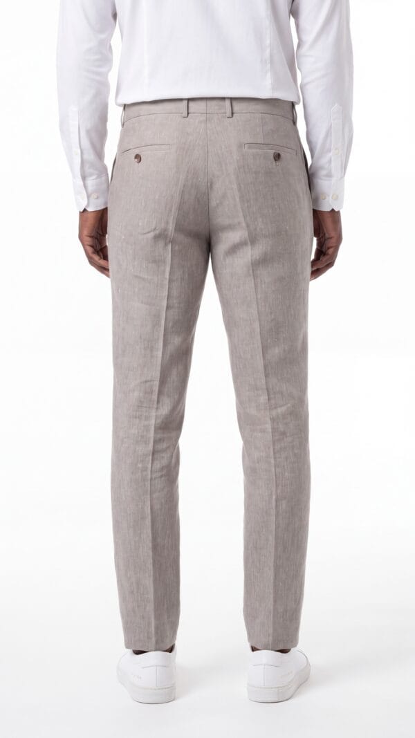 Cream Linen Suit for men (8) - 5
