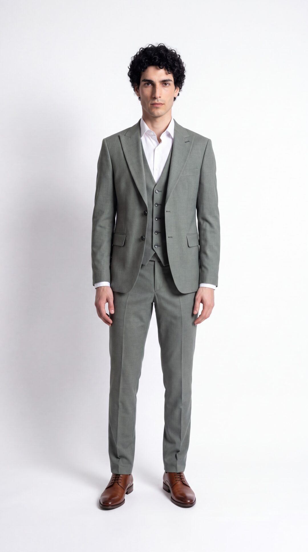 Thornfield Green 3 Pieces Suit