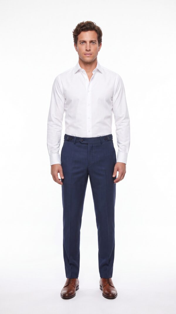 navy blue suit trousers (2) - 7