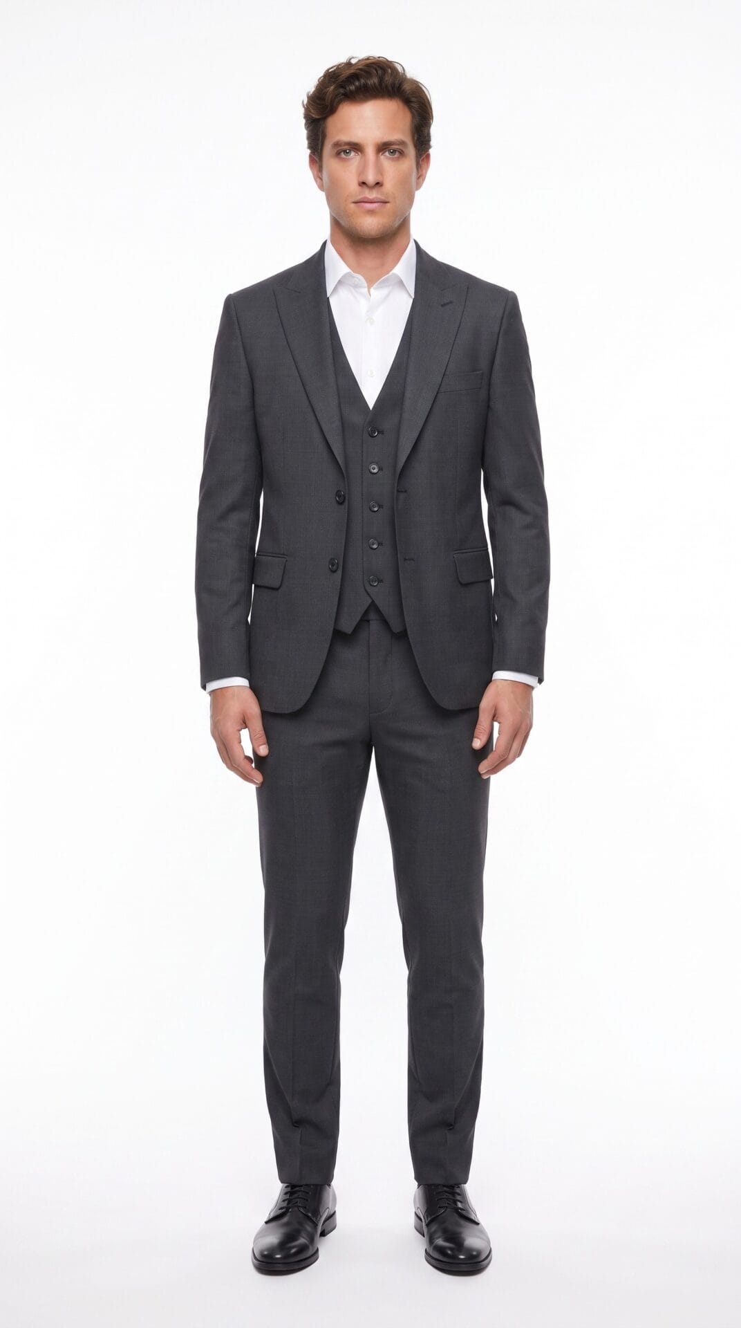 3 piece black suit for men (1) - 2