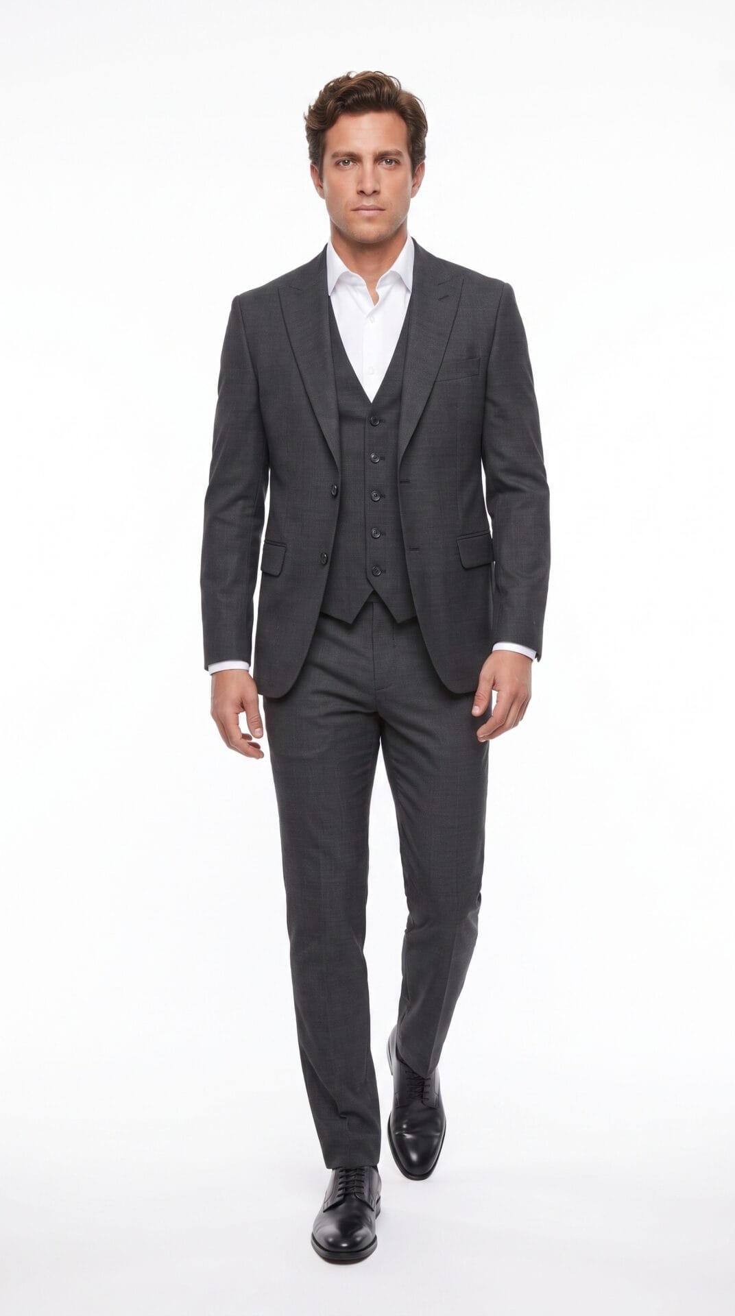 3 piece black suit for men (2) - 1