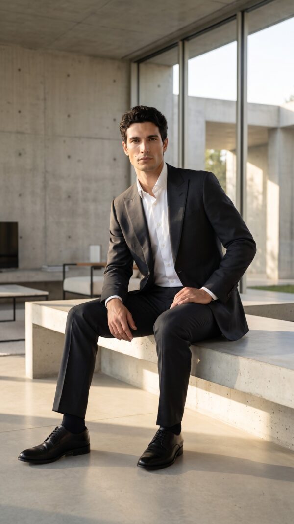 birdseye black suit for mens (5) - 2
